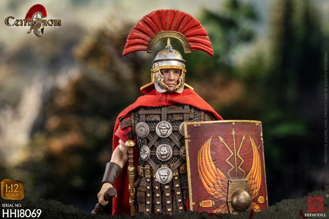 Imperial Legion-Centurion / Roman Camp Flag Bearer / Roman Team Flag Bearer 1/12