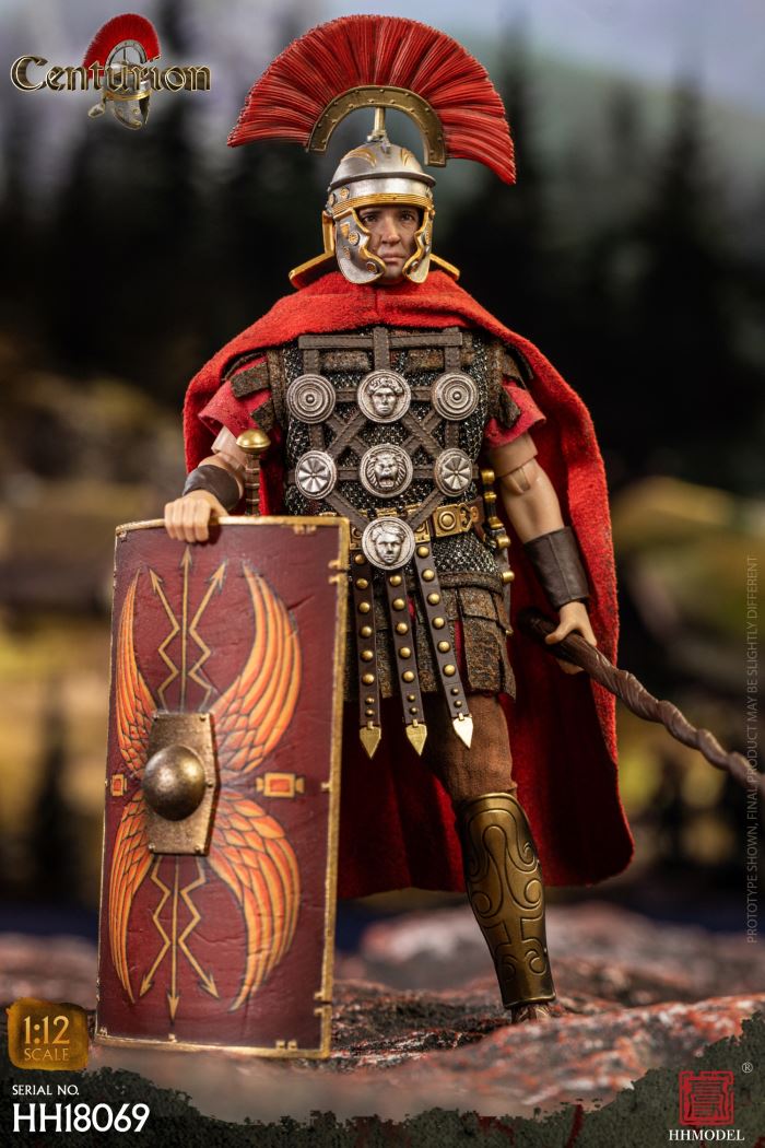 Imperial Legion-Centurion / Roman Camp Flag Bearer / Roman Team Flag Bearer 1/12