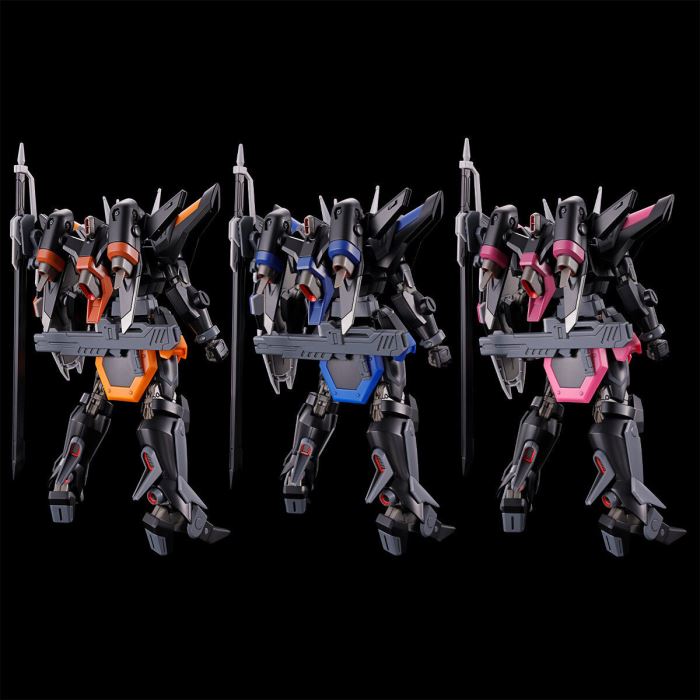 HG 1/144 Black Knight Squad Dordra Riderard Machine & Daniel Machine & Ryu Machine Set