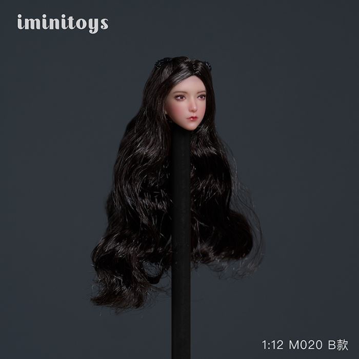 girl beauty head sculpture 1/12