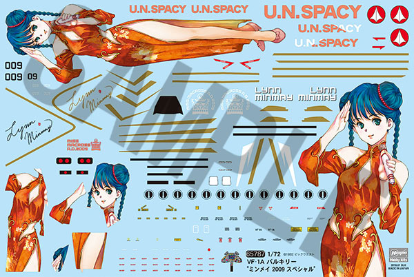 The Super Dimension Fortress Macross 1/72 VF-1 Valkyrie Minmei 2009
