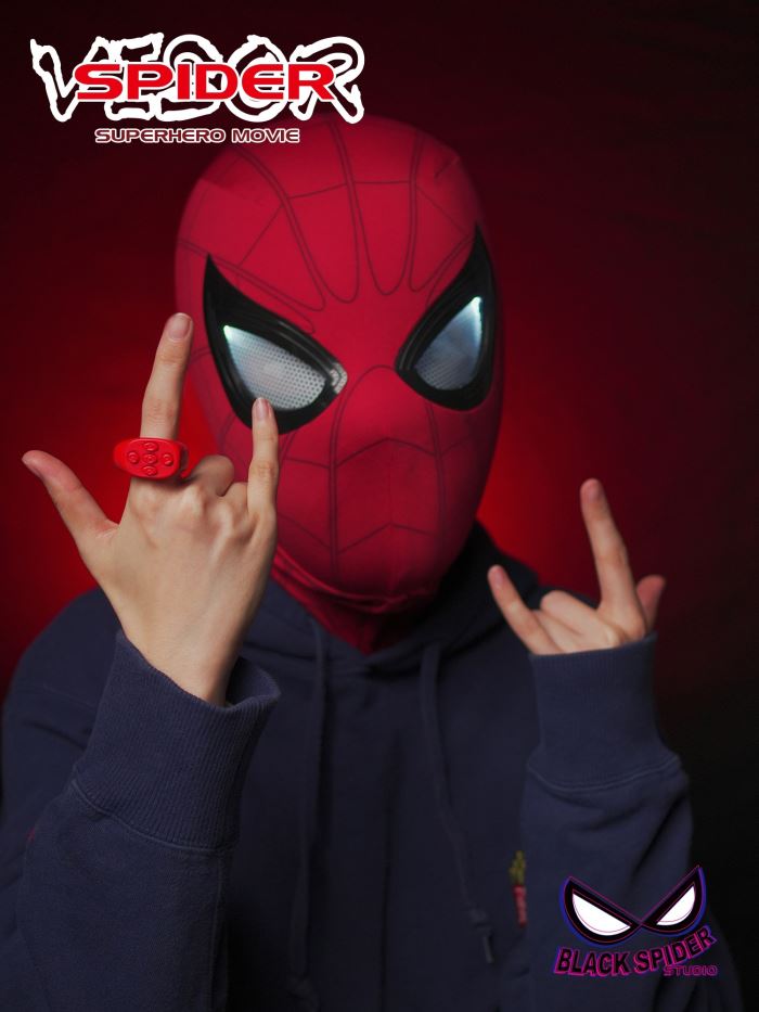 wearable helmet Starscream style lighted blinking hood 1/1