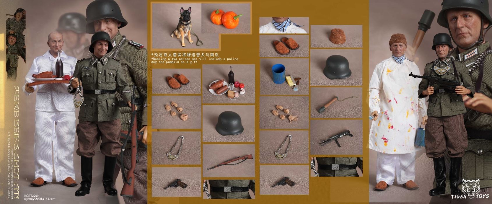 La Grande vadrouille action figure Twin suit 1/6