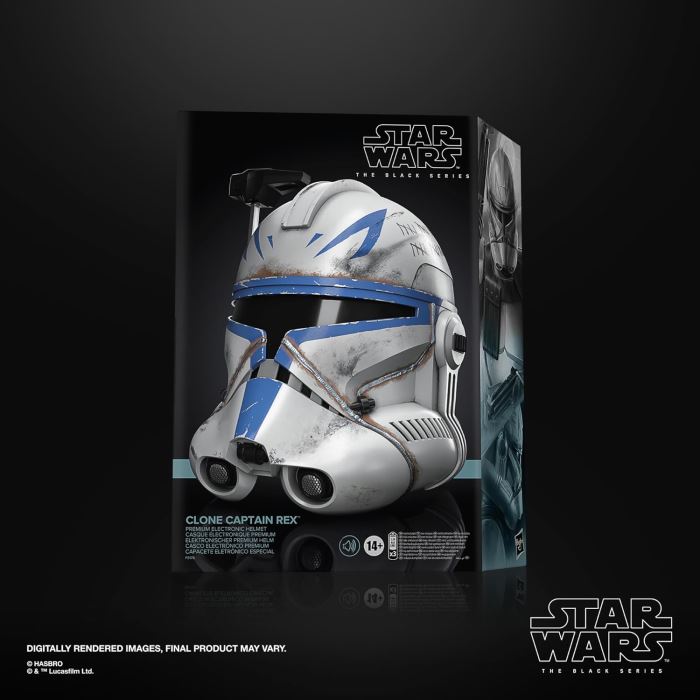Star Wars Black Series Clone Captain Rex Premium Electronic Helmet