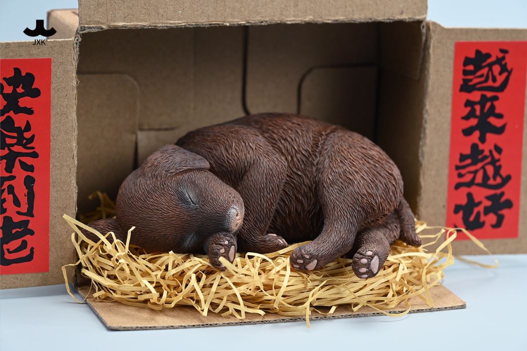 Sleeping Labrador 1/4