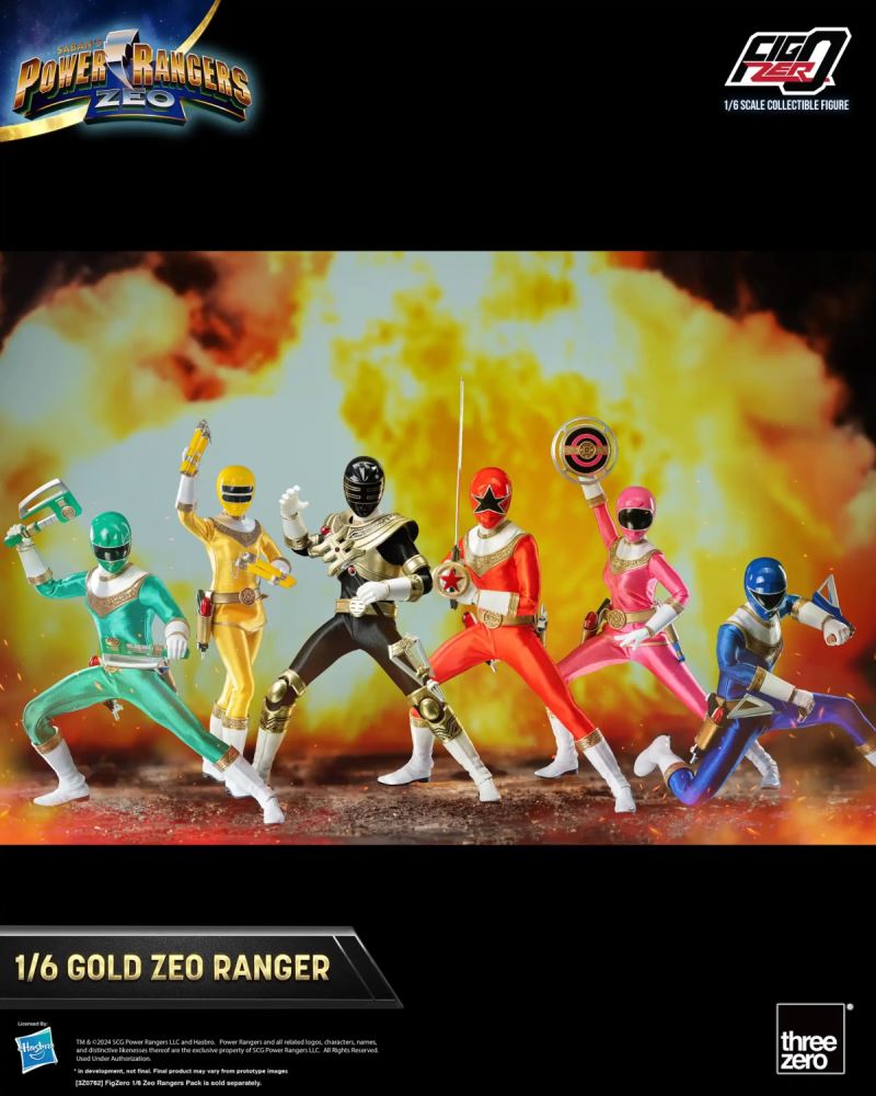 FigZero Gold Zeo Ranger - Power Ranger 1/6