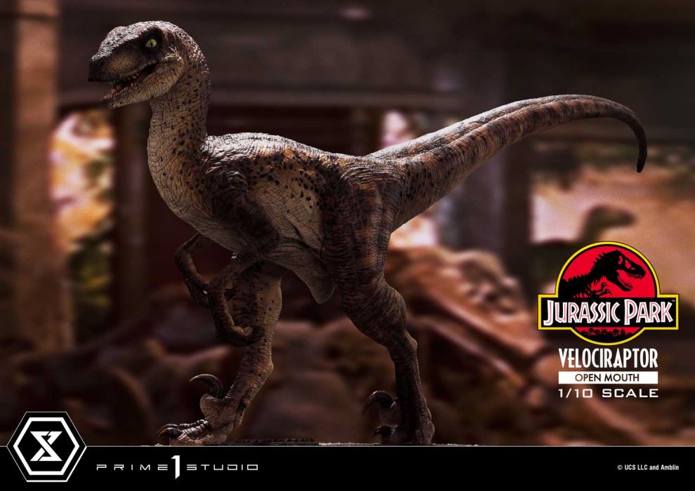 Jurassic Park (Film) Velociraptor Open Mouth