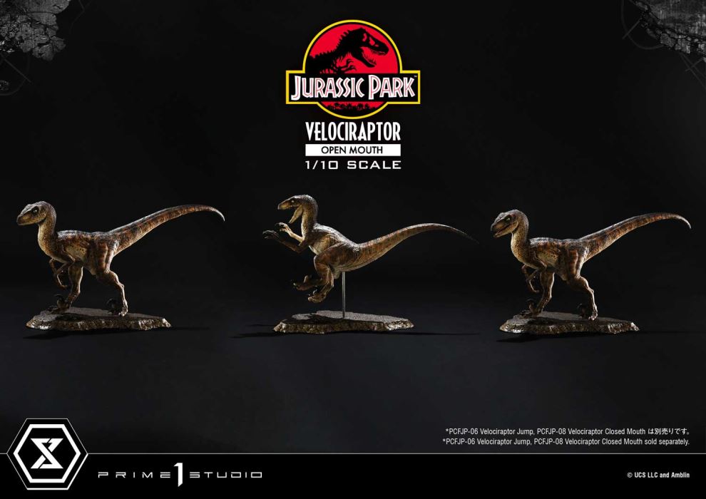 Jurassic Park (Film) Velociraptor Open Mouth