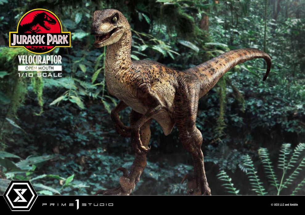Jurassic Park (Film) Velociraptor Open Mouth