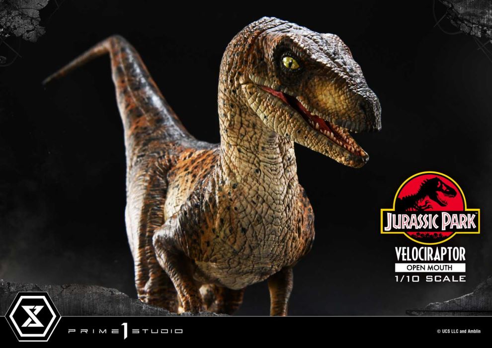 Jurassic Park (Film) Velociraptor Open Mouth