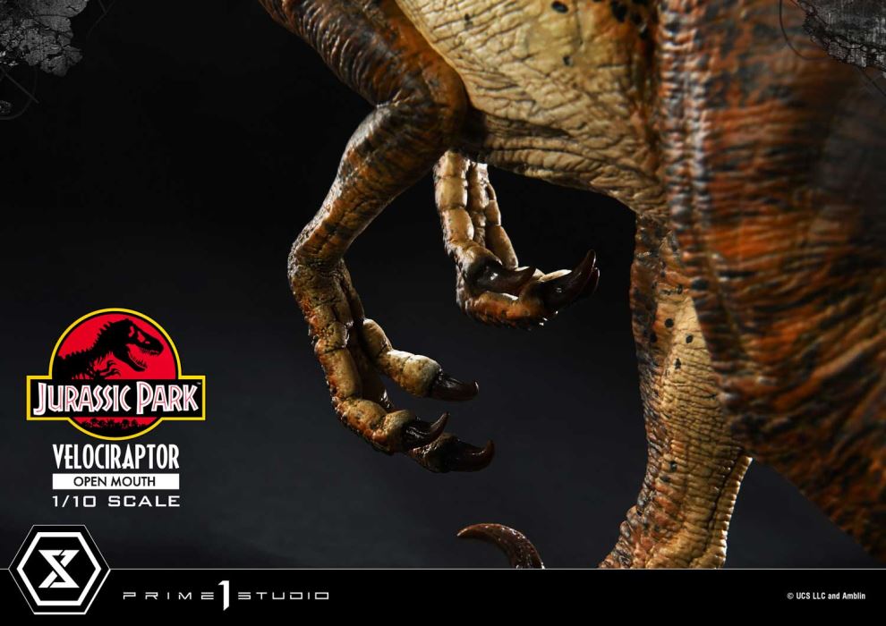 Jurassic Park (Film) Velociraptor Open Mouth