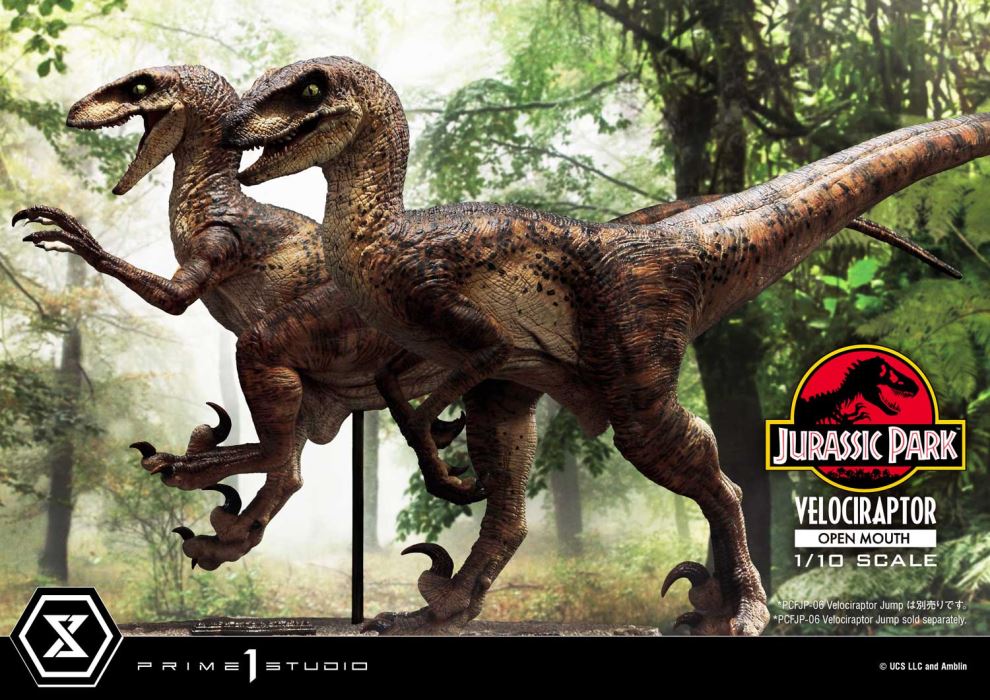 Jurassic Park (Film) Velociraptor Open Mouth