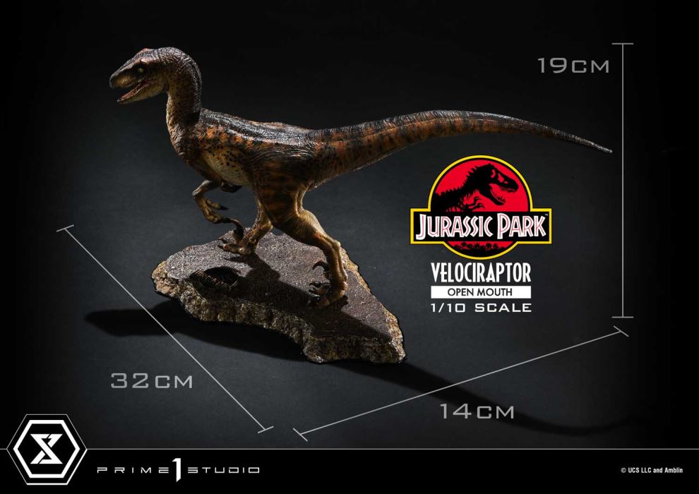 Jurassic Park (Film) Velociraptor Open Mouth