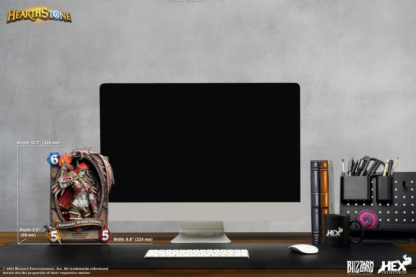 Hearthstone 10th Anniversary Limited Sylvanas Windrunner Card Art Photo Frame