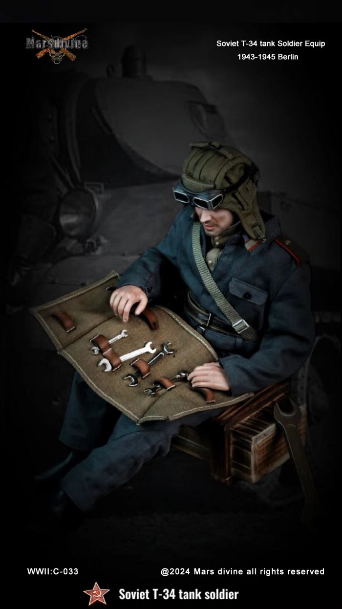Soviet tank soldier series Tank officer 1943-1945 Berlin