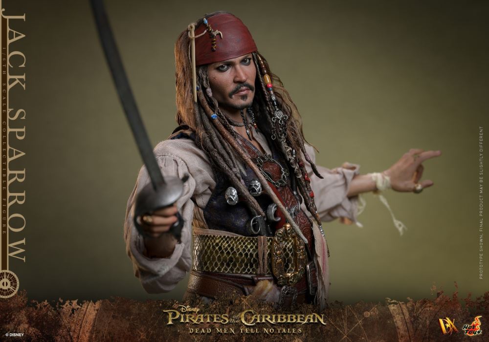 Pirates of the Caribbean 5: Dead Men Tell No Tales Captain Jack Sparrow 1:6