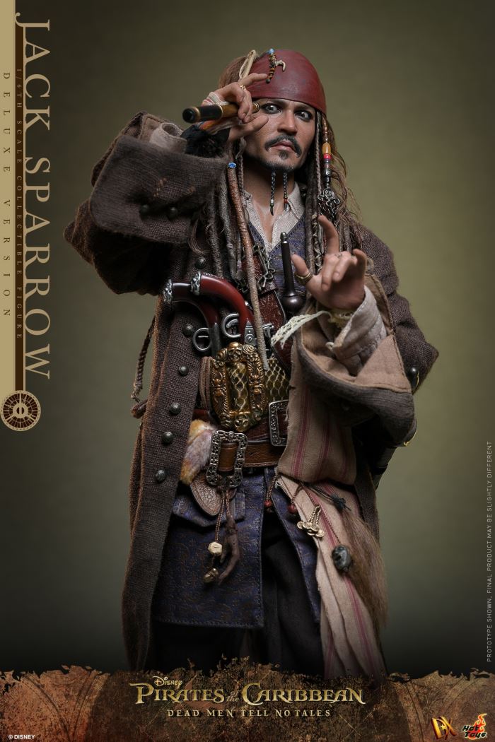 Pirates of the Caribbean 5: Dead Men Tell No Tales Captain Jack Sparrow 1:6