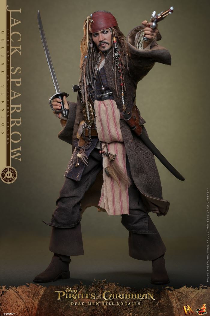 Pirates of the Caribbean 5: Dead Men Tell No Tales Captain Jack Sparrow 1:6