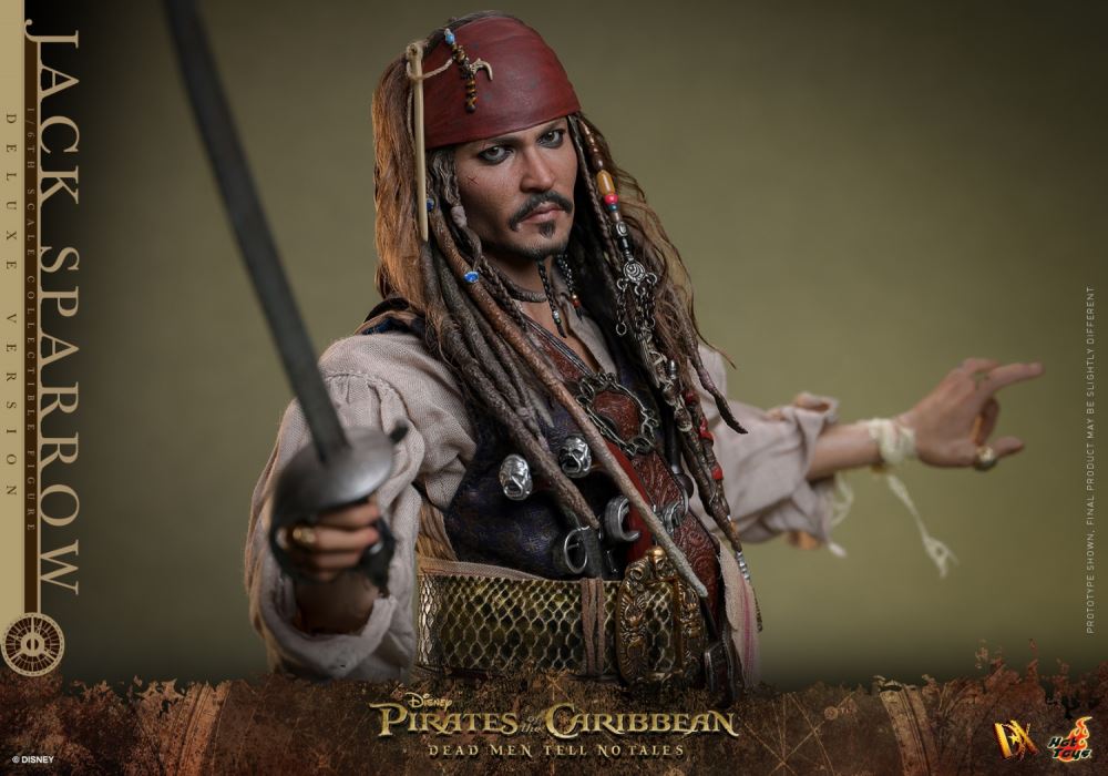 Pirates of the Caribbean 5: Dead Men Tell No Tales Captain Jack Sparrow 1:6