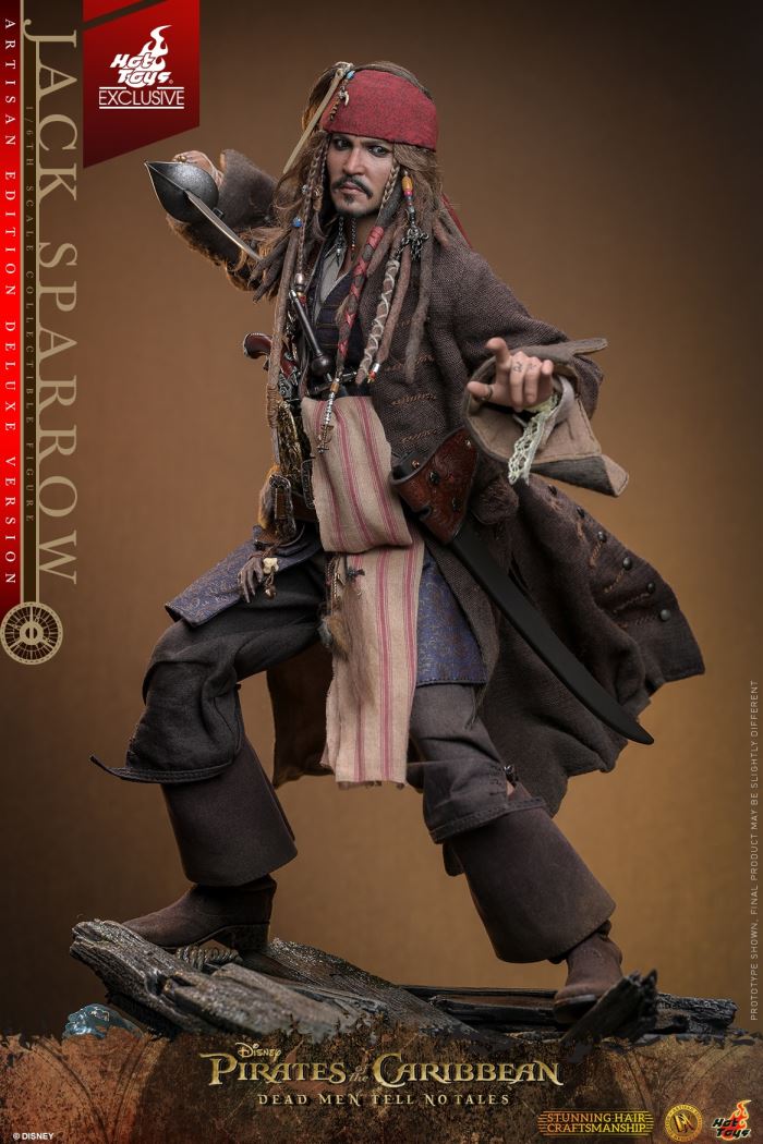 Pirates of the Caribbean 5: Dead Men Tell No Tales Captain Jack Sparrow 1:6