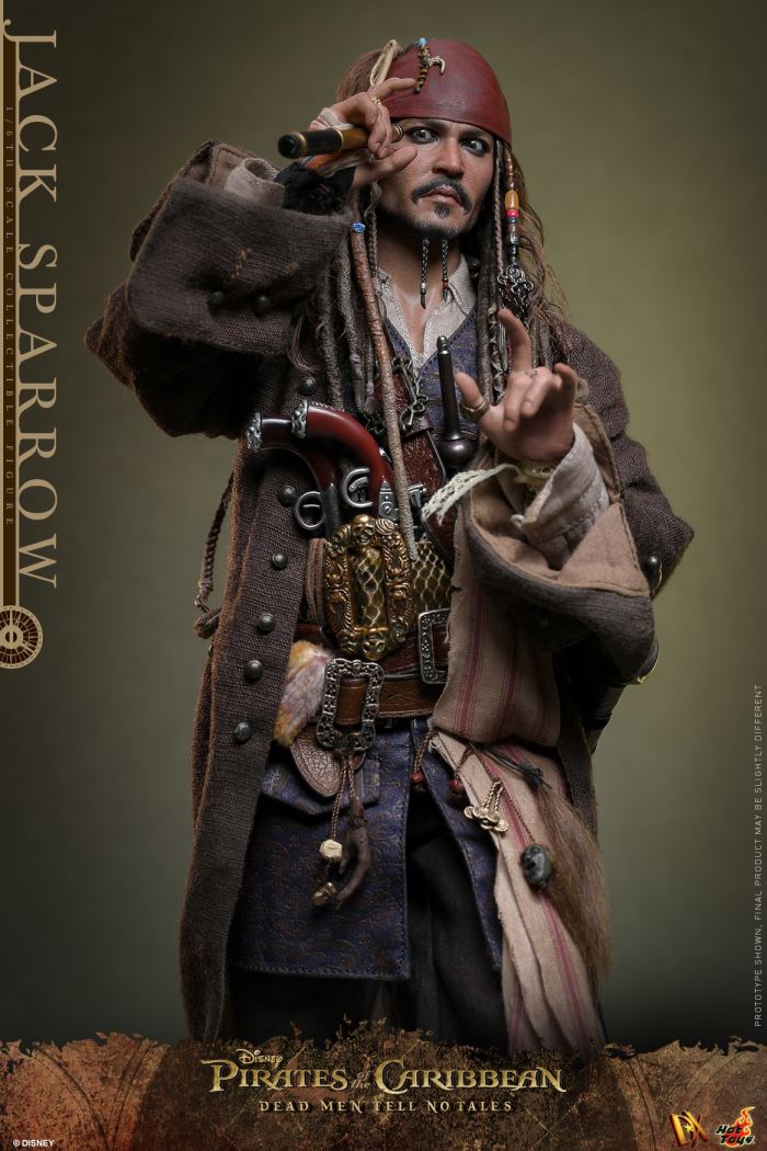 Pirates of the Caribbean 5: Dead Men Tell No Tales Captain Jack Sparrow 1:6