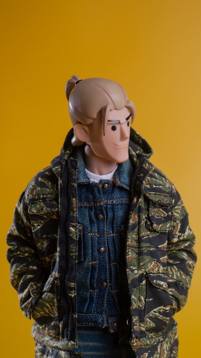 Male doll head sculpt set 3.0 [black hair/light brown] 1/6