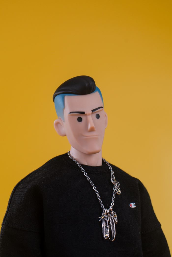 Male doll head sculpt set 3.0 [black hair/light brown] 1/6