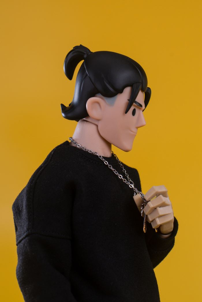 Male doll head sculpt set 3.0 [black hair/light brown] 1/6