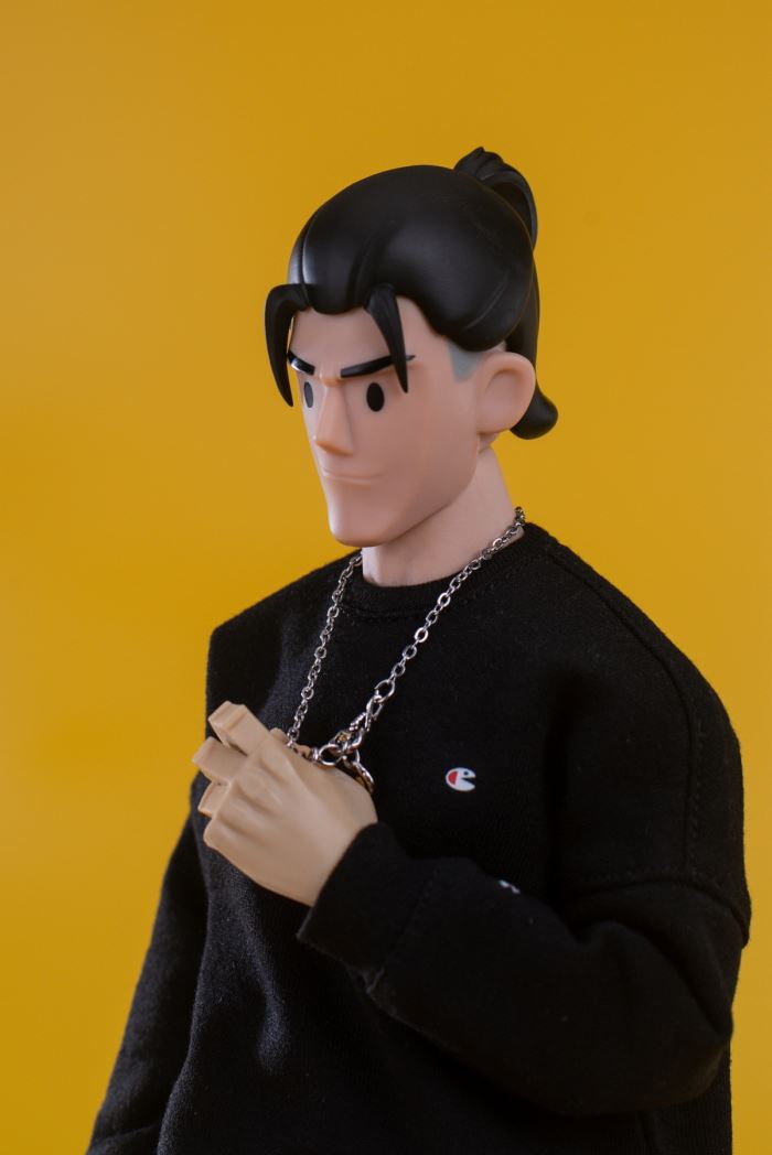 Male doll head sculpt set 3.0 [black hair/light brown] 1/6