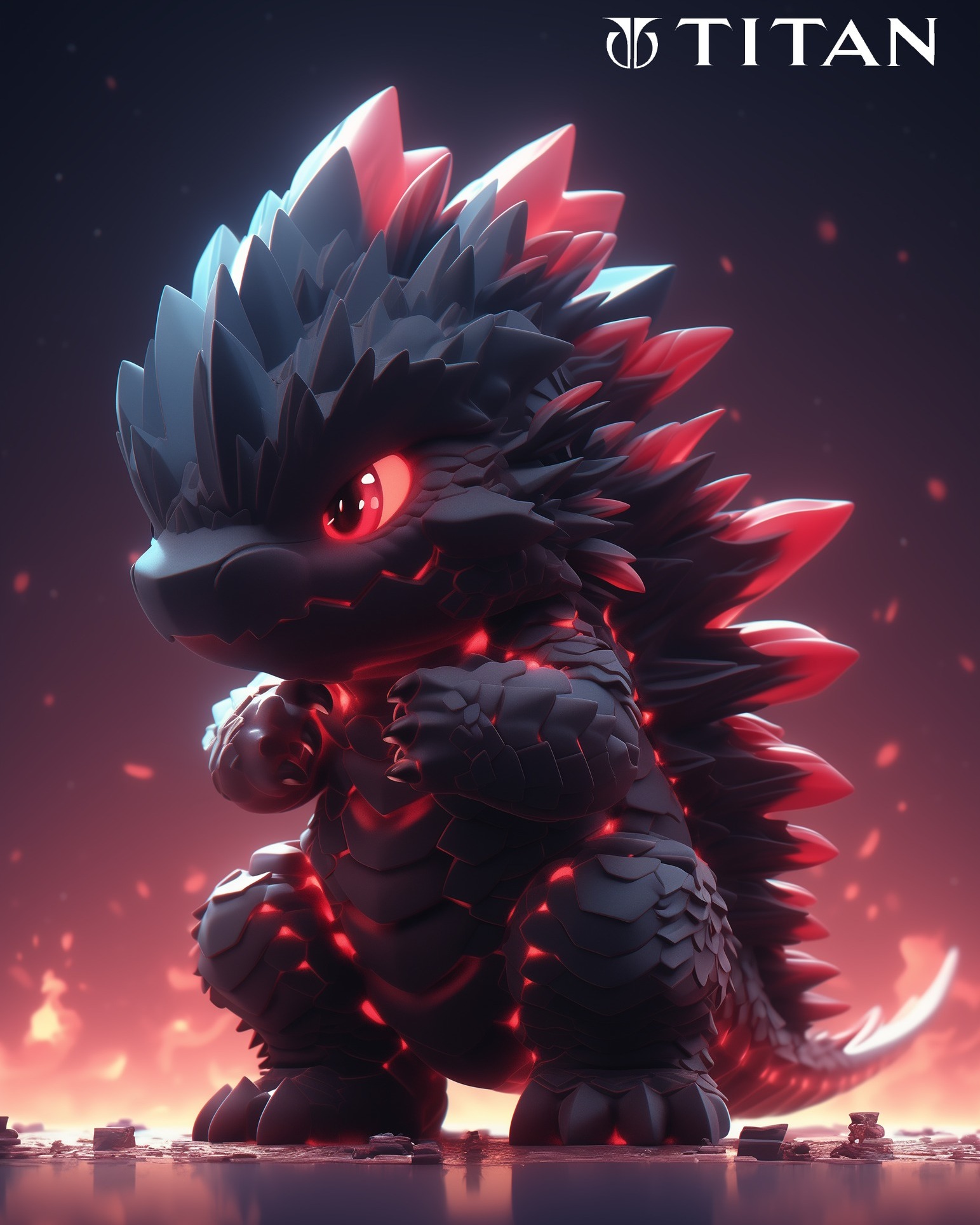 Godzilla Q version