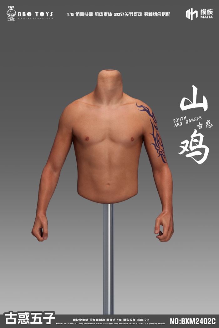 Young and Dangerous Series-Young and Dangerous Five Head Sculpture Set/BXM2407 Jeans 1/6