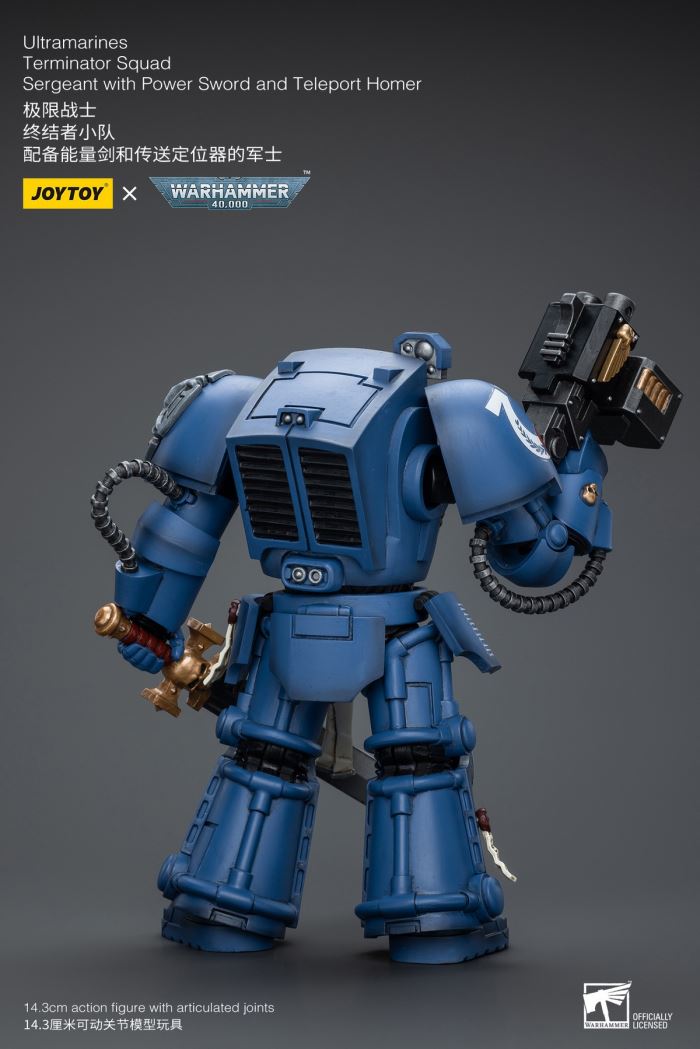 Ultramarines-Terminator Armor Think Tank/Terminator Captain Agyman/Team 3-person group 1/18