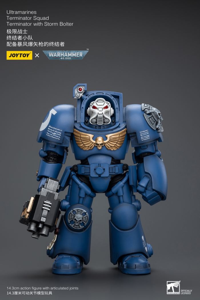 Ultramarines-Terminator Armor Think Tank/Terminator Captain Agyman/Team 3-person group 1/18