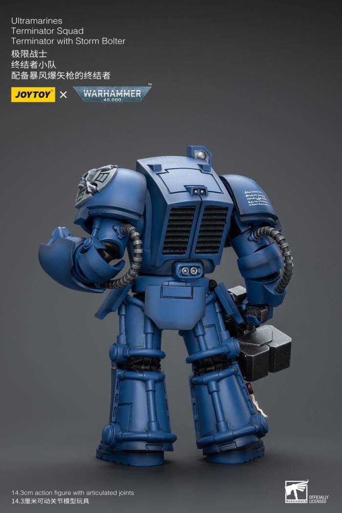 Ultramarines-Terminator Armor Think Tank/Terminator Captain Agyman/Team 3-person group 1/18