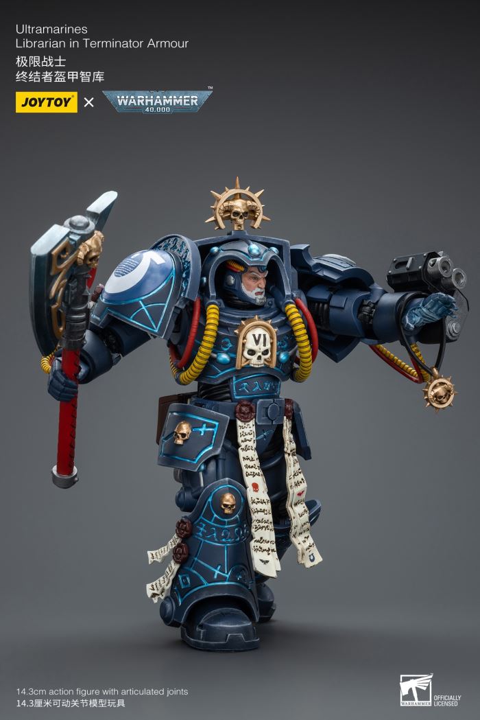 Ultramarines-Terminator Armor Think Tank/Terminator Captain Agyman/Team 3-person group 1/18
