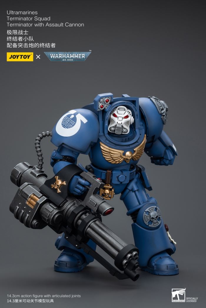 Ultramarines-Terminator Armor Think Tank/Terminator Captain Agyman/Team 3-person group 1/18
