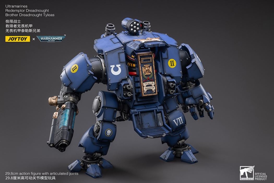 Ultramarine Redeemer Dreadmecha Thales Brothers/Space Wolf Ragnar Blackmane/Brutal Bjorn 1/18