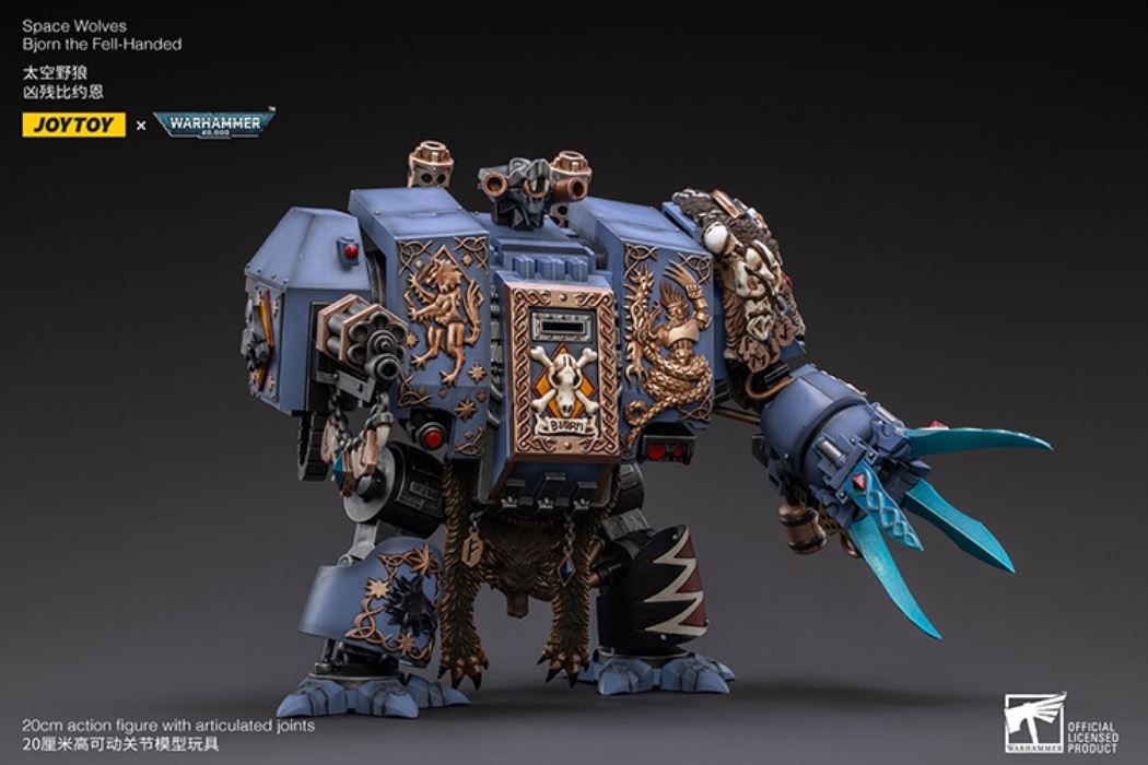 Ultramarine Redeemer Dreadmecha Thales Brothers/Space Wolf Ragnar Blackmane/Brutal Bjorn 1/18