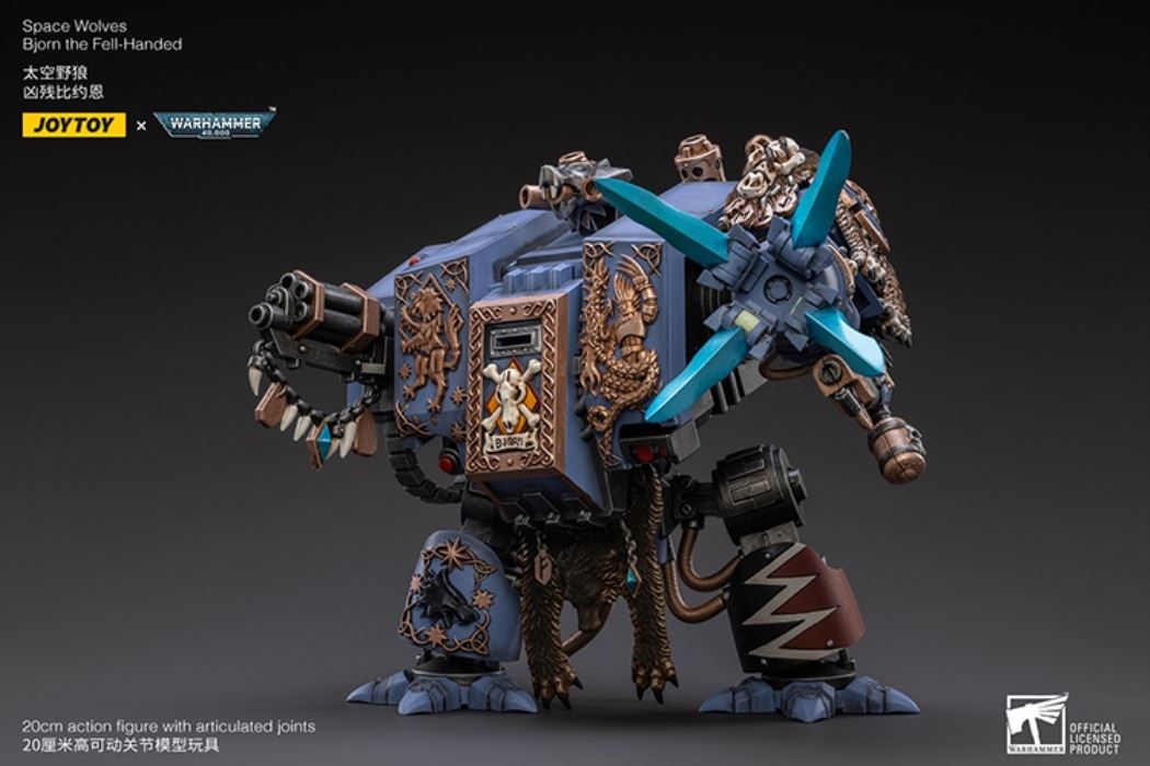 Ultramarine Redeemer Dreadmecha Thales Brothers/Space Wolf Ragnar Blackmane/Brutal Bjorn 1/18