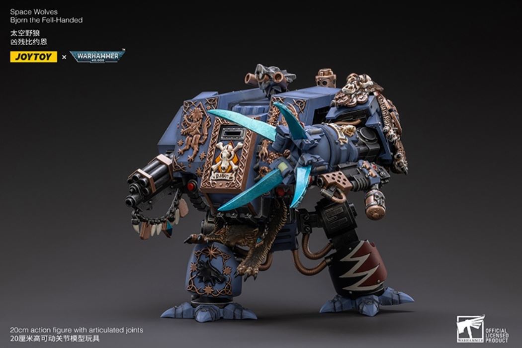 Ultramarine Redeemer Dreadmecha Thales Brothers/Space Wolf Ragnar Blackmane/Brutal Bjorn 1/18