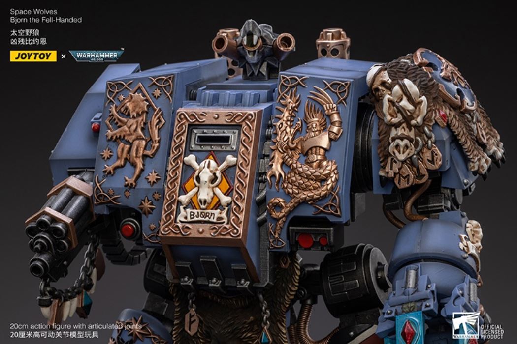 Ultramarine Redeemer Dreadmecha Thales Brothers/Space Wolf Ragnar Blackmane/Brutal Bjorn 1/18