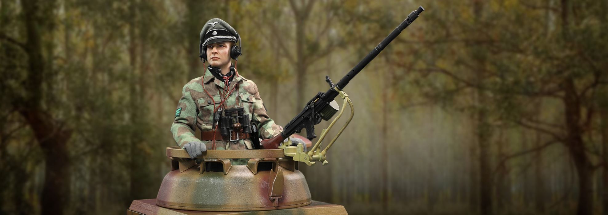 Panther tank scene (with MG34 machine gun) 1/6
