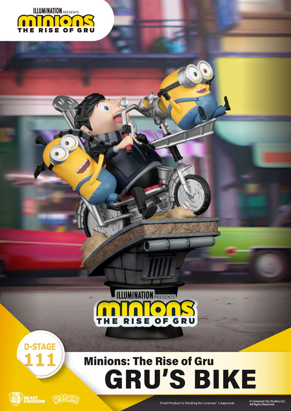 Diorama Stage-111 Minions: The Rise of Gru - Gru's Bike