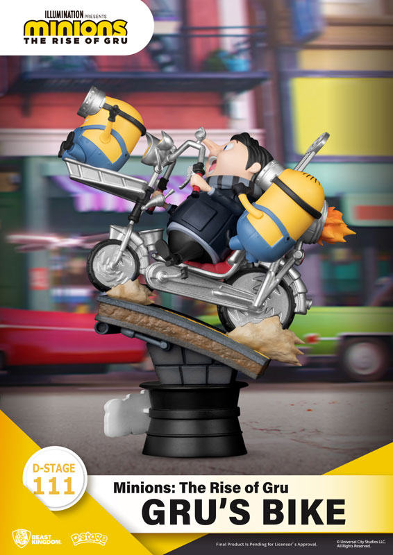 Diorama Stage-111 Minions: The Rise of Gru - Gru's Bike