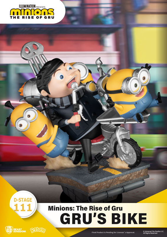 Diorama Stage-111 Minions: The Rise of Gru - Gru's Bike