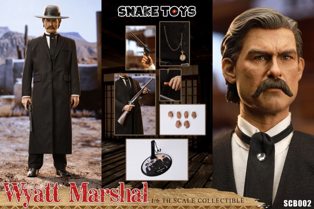 Western Cowboy Classic Tombstone Wyatt Marshal 1/6