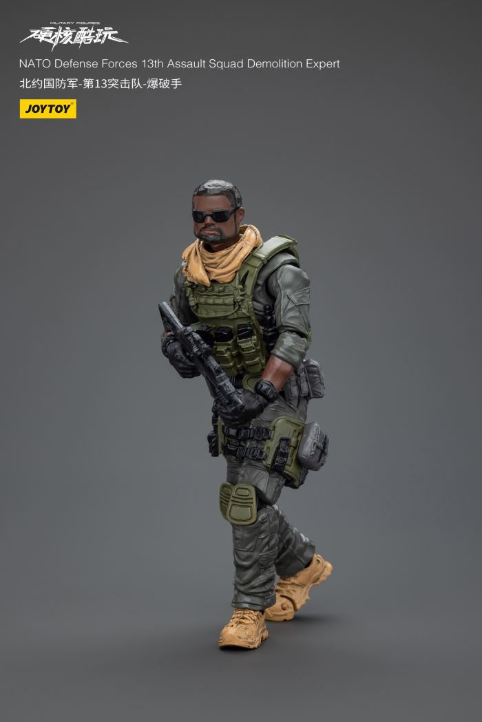 NATO Defense Forces 13th Commando - Sniper/Demolition Man/Assault Man 1/18