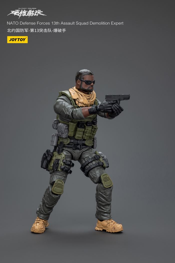 NATO Defense Forces 13th Commando - Sniper/Demolition Man/Assault Man 1/18