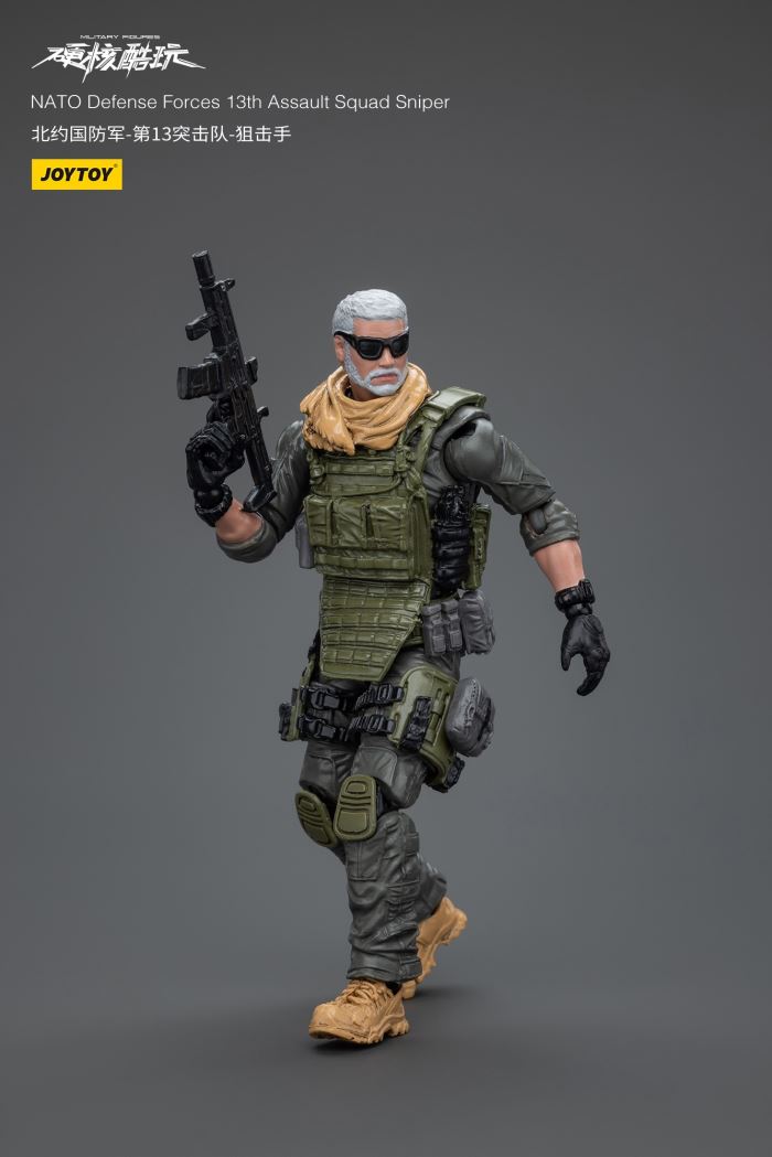 NATO Defense Forces 13th Commando - Sniper/Demolition Man/Assault Man 1/18