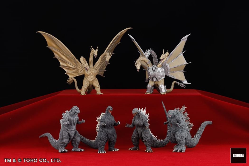 Godzilla Movie Series Doll Set